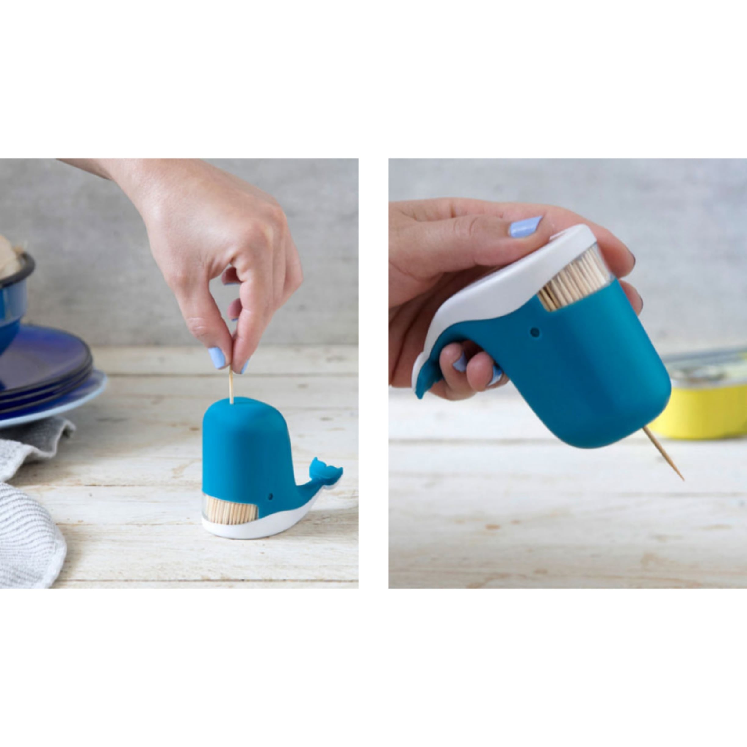 クジラの爪楊枝ケース/くじらの爪楊枝入れ【キッチン雑貨/Brounie1