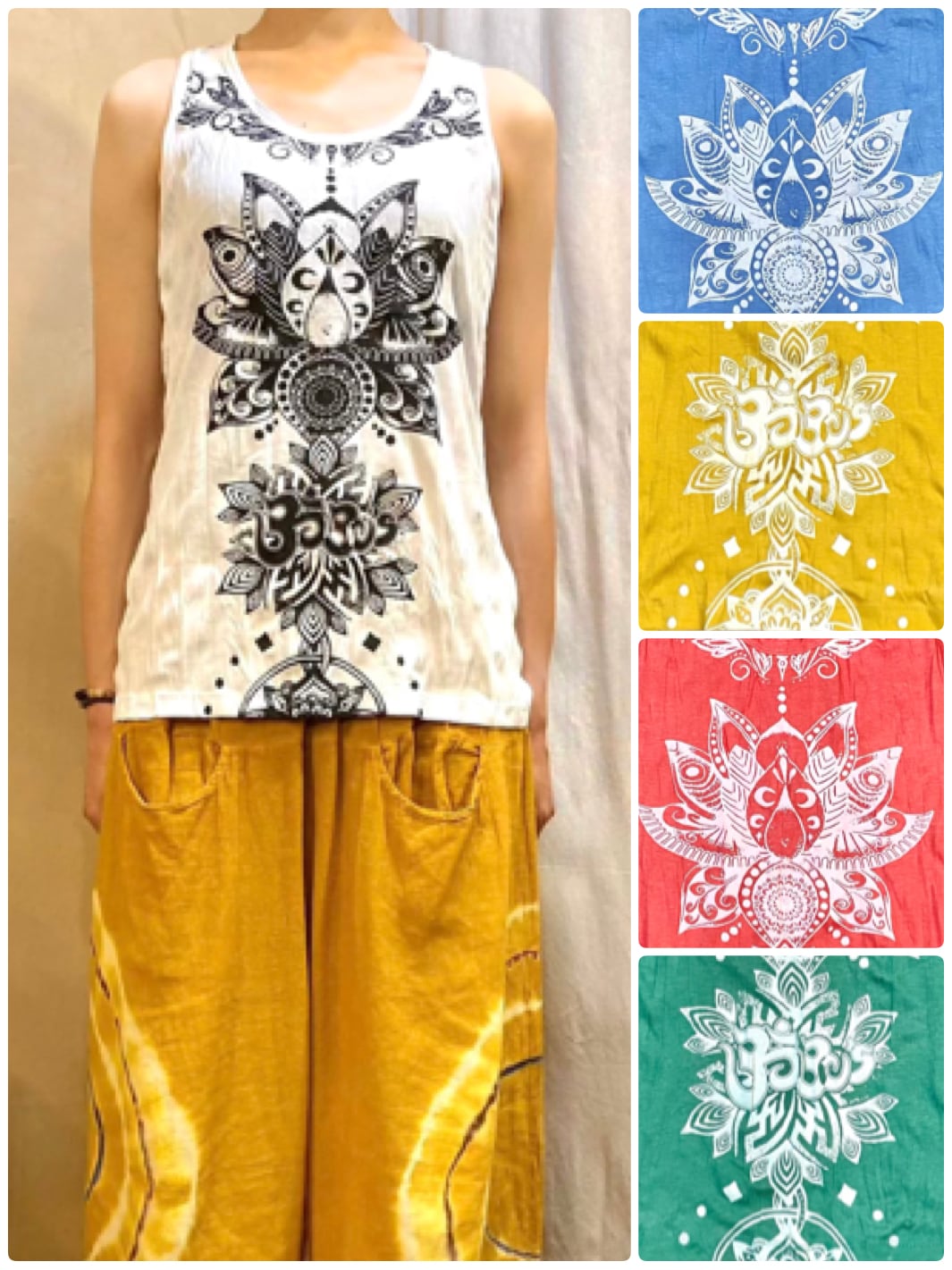 PAION&DRUG ダメージ加工 タンクトップ PAION&DRUG ダメージ加工 タンクトップ 綿100%しわ加工やわらか速乾