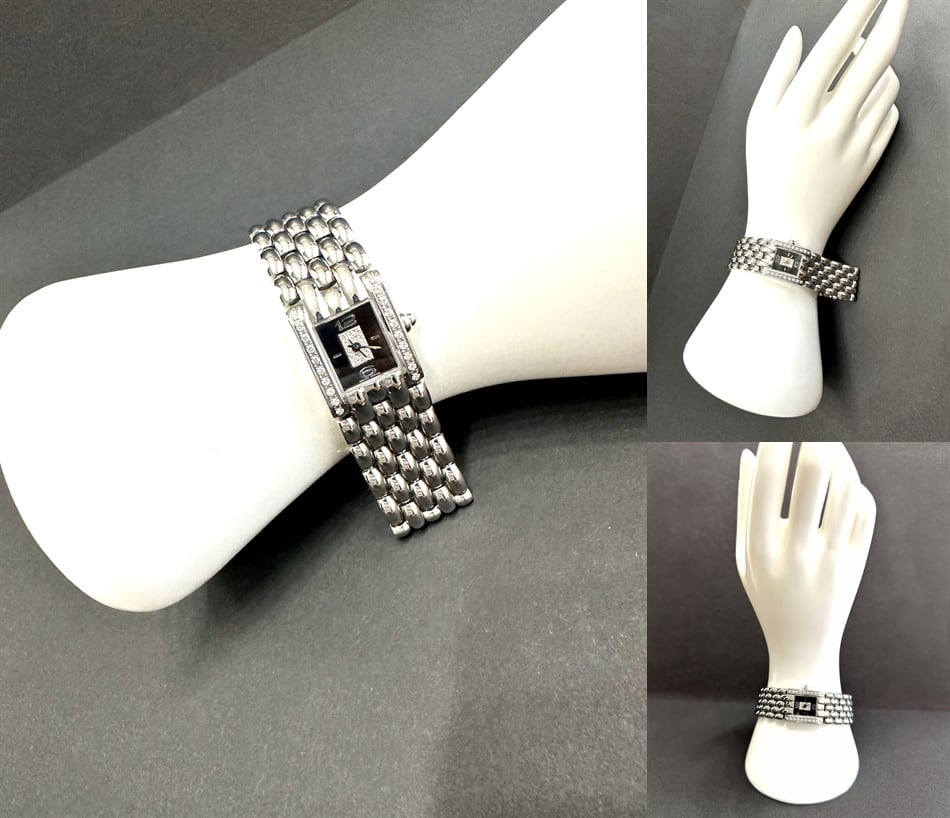 CHAUMET ショーメ ケイシス ダイヤモンド パヴェ Qz クォーツ 時計