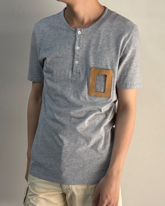 【Maison Margiela】henley neck T-shirt