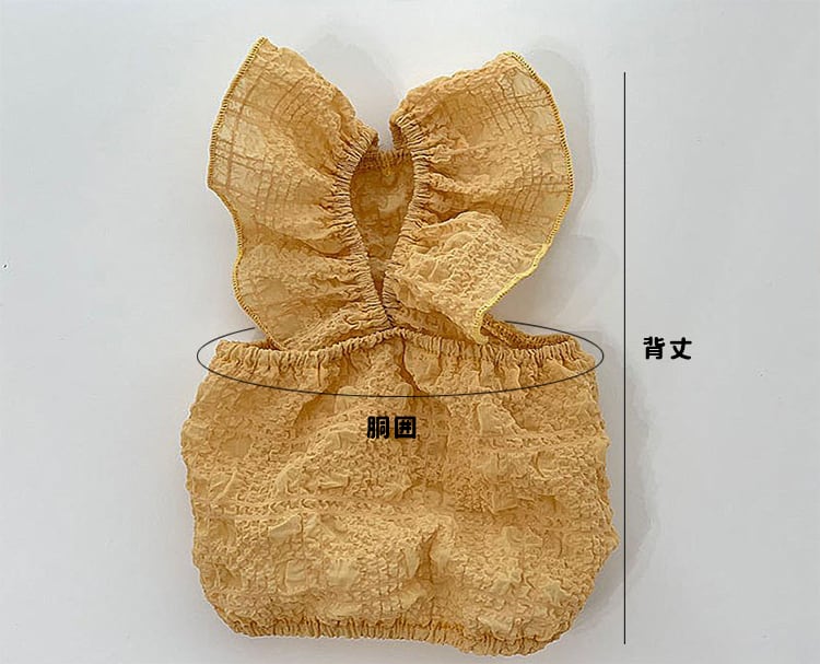 【SALE】bubble crop top XS ~ XL 3color / 犬服 夏 新作 タンクトップ 可愛い 犬の服 ショート丈 シンプル ドッグウェア 涼しい 袖なし ペット洋服 b1