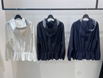 BORDERS at BALCONY NYLON ZIP HOODIE
