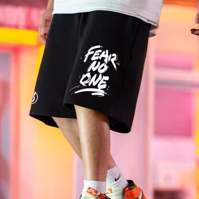 クールストリートメッセージハーフパンツ　2colors　00472