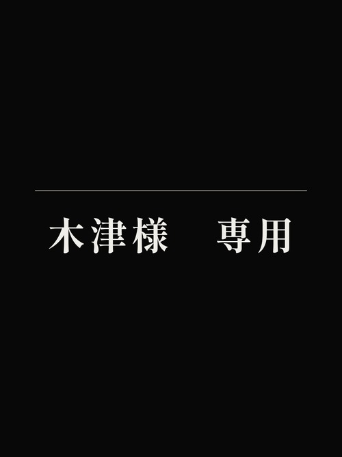 木津様　専用