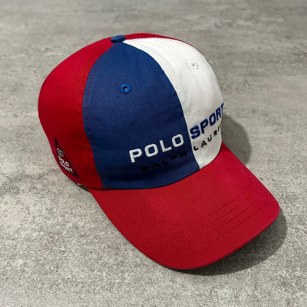 POLO SPORT RALPH LAUREN COLOR-BLOCK 6 PANEL HAT SIZE FREE (USED