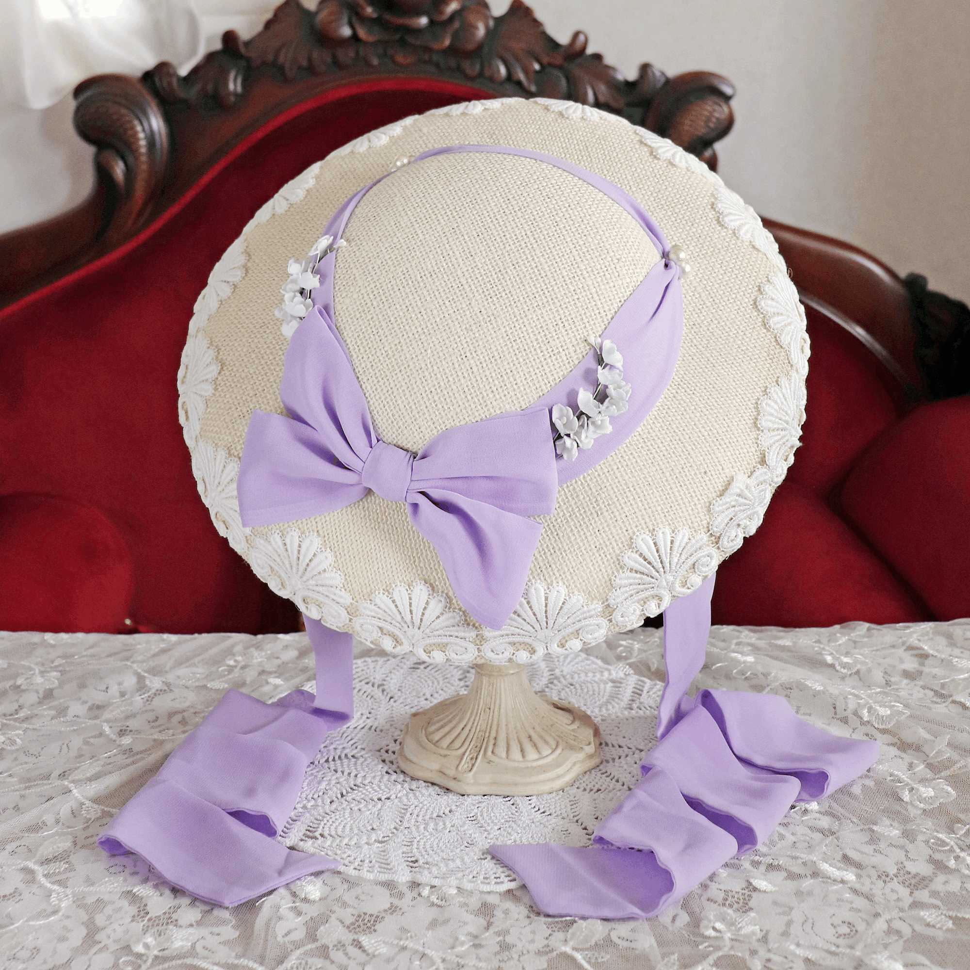 プ*️様 【Hat&Bonnet L’aristocratie】メリーエドワーデ L'aristocratie-ラリストクラシー【Bonnets & Hats】