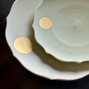 MUMCA 丸谷牧子 作 蓮花5寸皿 金彩/ Renka 5 Plate / 2104400000221