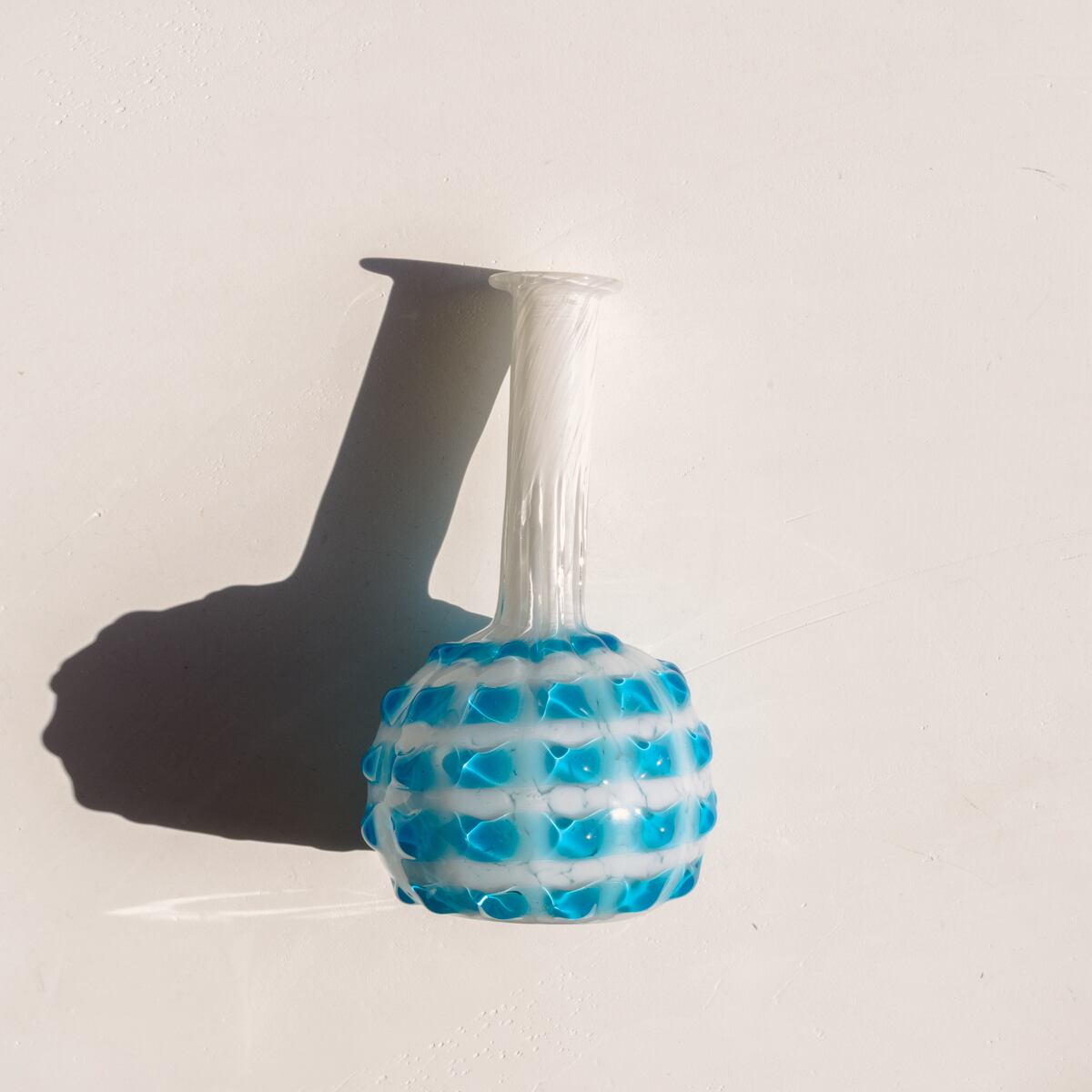 Milky Flask Vase