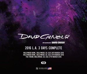 NEW DAVID GILMOUR 2016 L.A. 3DAYS COMPLETE -Limited Edition- 7CDR Free Shipping