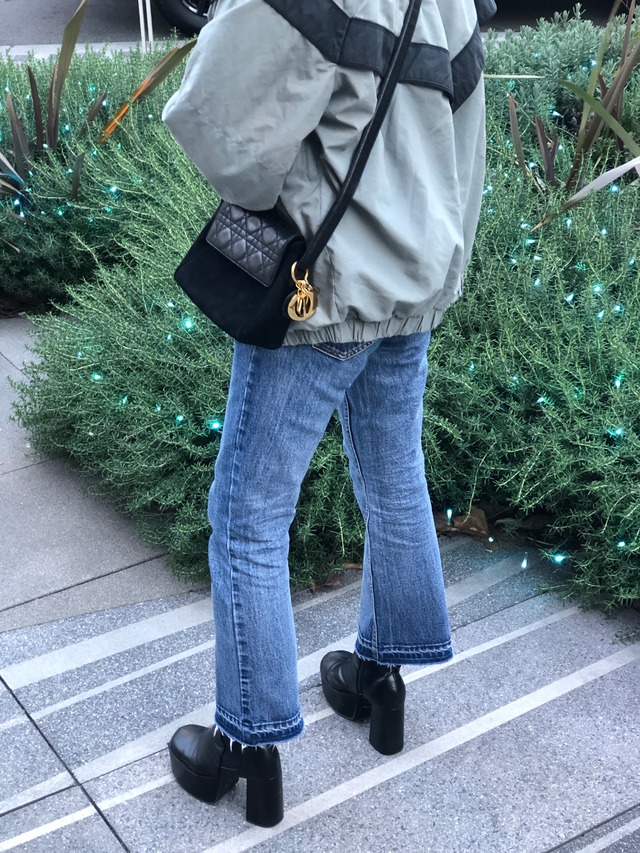 Christian Dior クリスチャン ディオール カナージュ ショルダーバッグ ブラック ロゴチャーム スエード コンビレザー vintage ヴィンテージ オールド 8sntxu