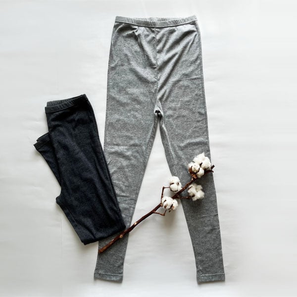 オーガニックコットンフライス10分丈レギンス 2418843 日本製 SORTE