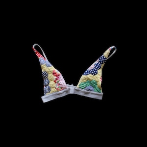 Re; project / 【Bra Bustier meets Denim】1930s American Patchwork Quilt
