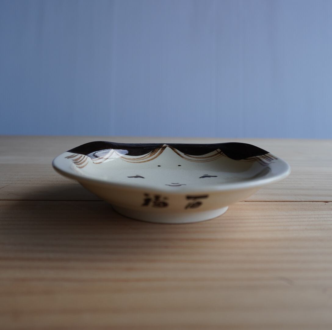 茶道具】浅見よし三造 お福銘々皿揃 | 茶道具・趣味の陶器 萬谷