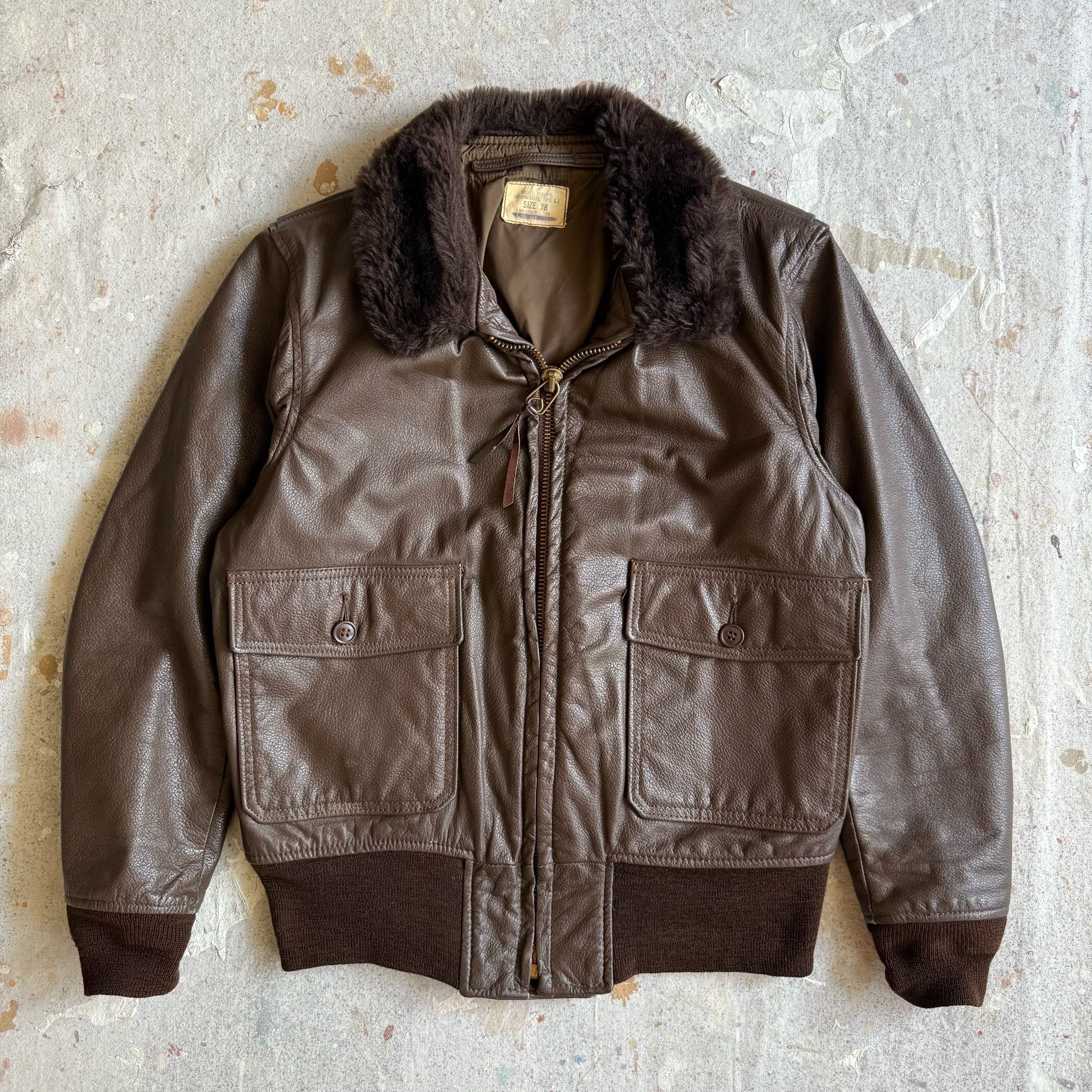 1970s USNAVY G-1 38 MIL-J-7823E Z257