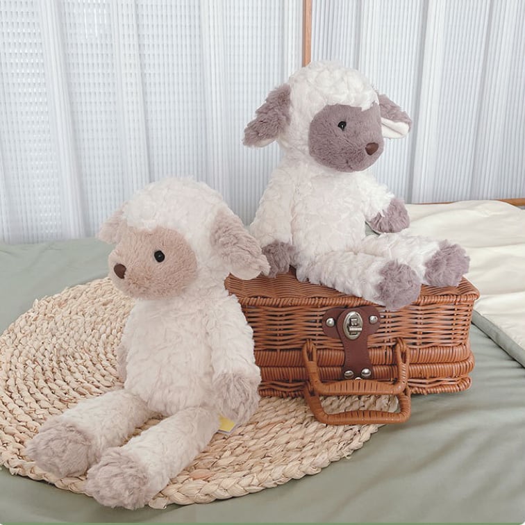ふわふわひつじぬいぐるみ 赤ちゃんファーストトイ 35cm 出産お祝い