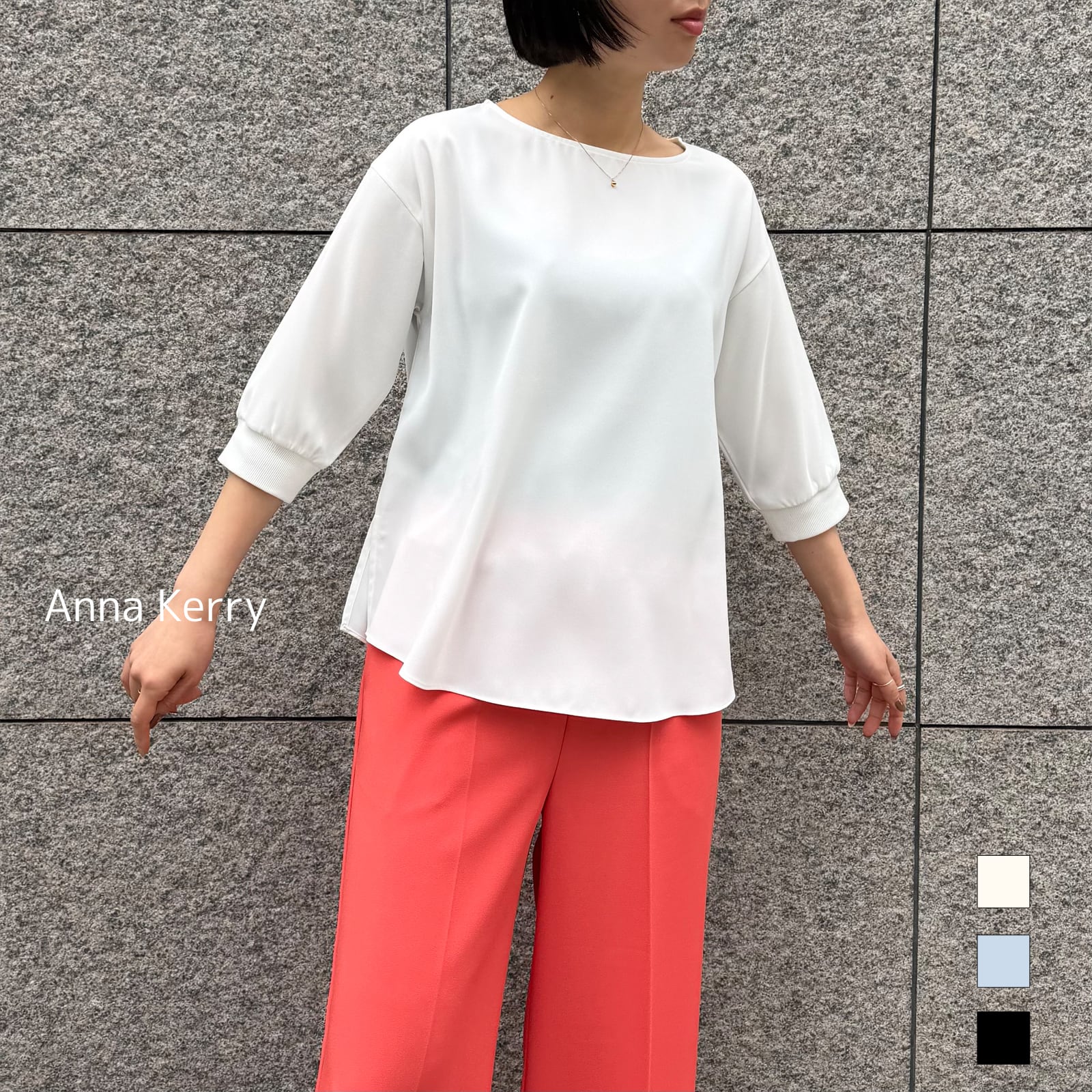 新品♡Anna Kerry♡バンドカラーブラウス♡送料込み ブラウス | AnnaKerry