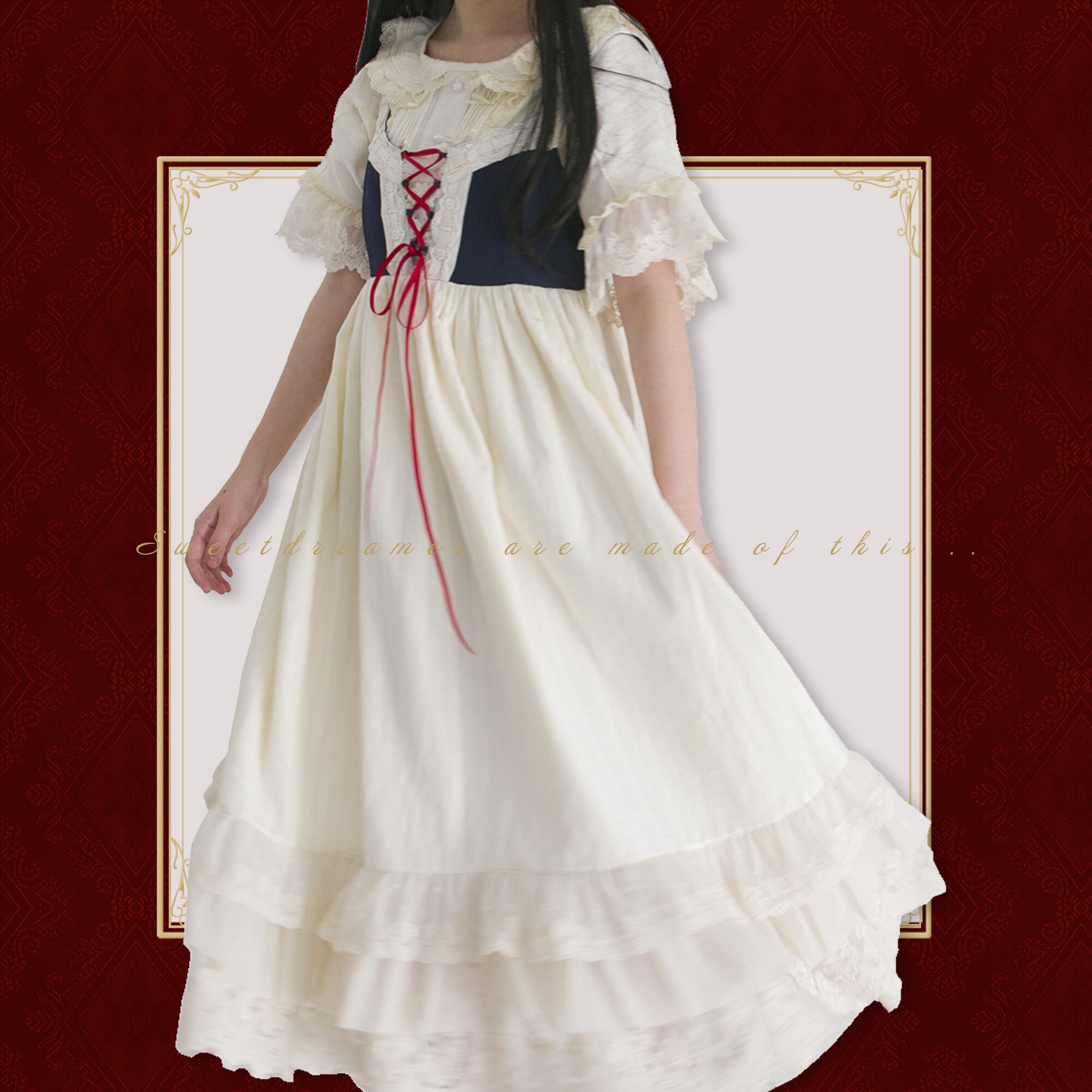 ロリータ SweetDreamerVintage 白雪姫のドレスワンピース ワンピ ...