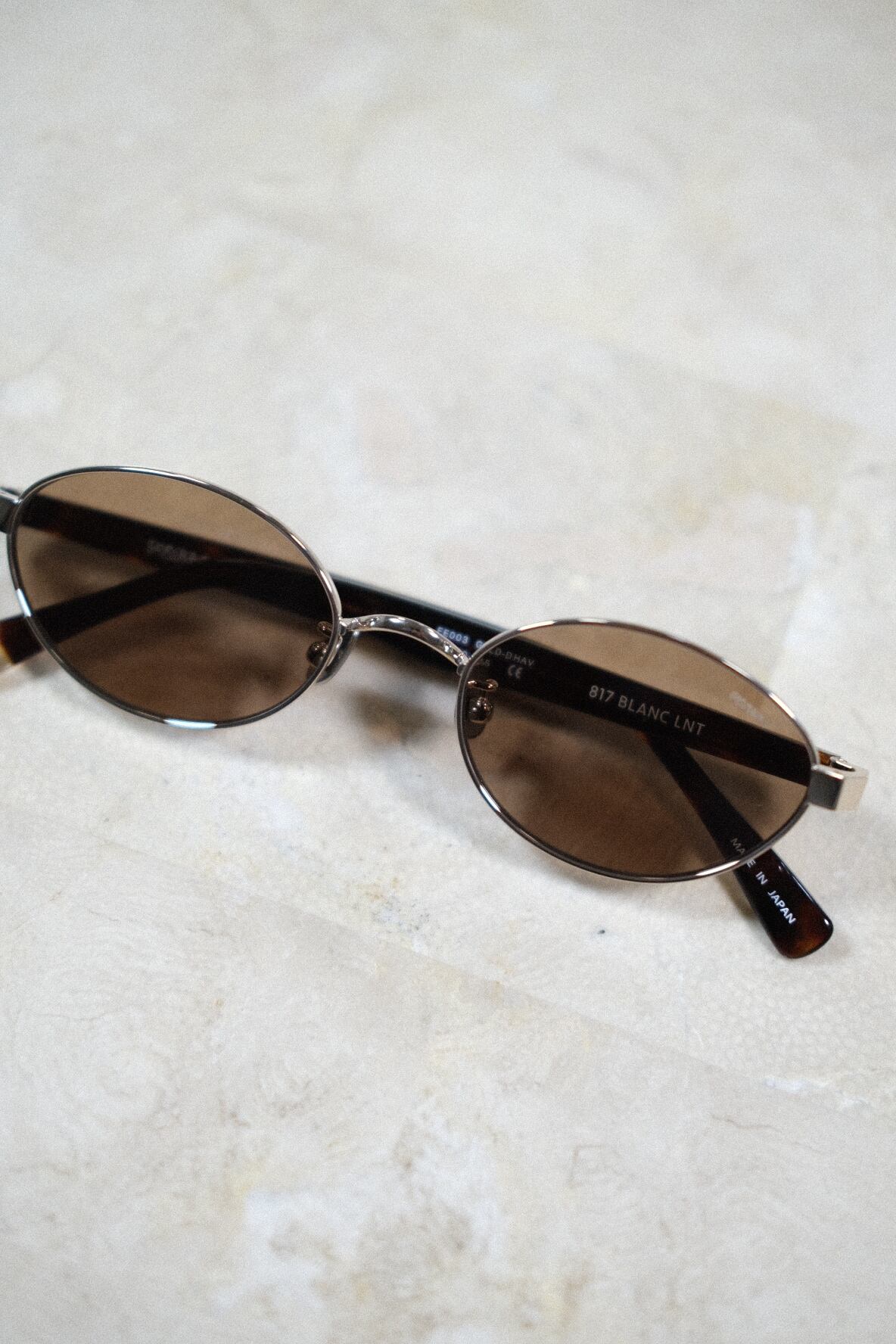 FETICO × BLANC..】METAL OVAL SUNGLASSES - HAVANA - | loop