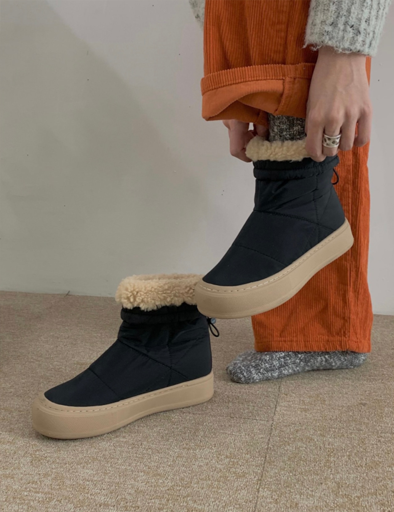 【25aw】Inside-Boa Boots_3colors