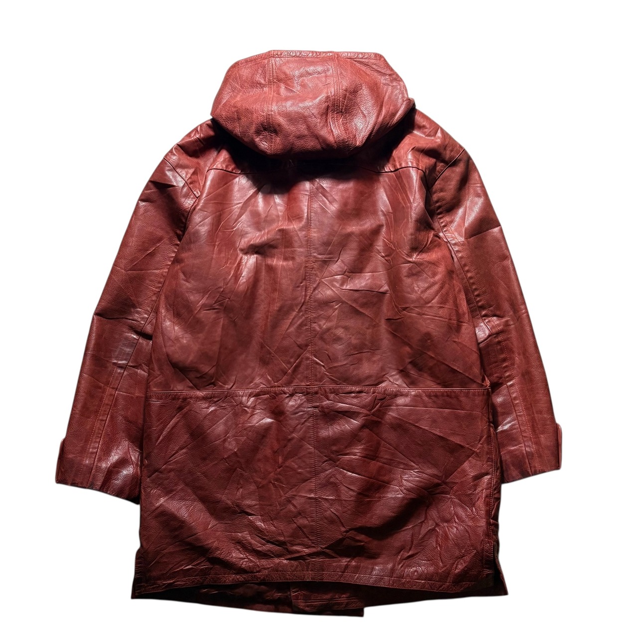 SERAPHIN leather duffle coat