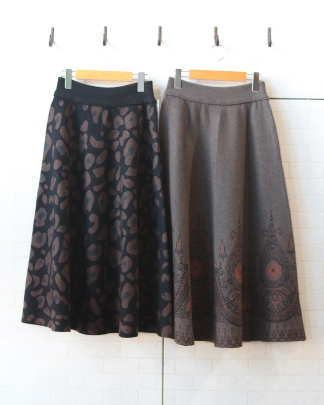 【BouJeloud】柄ニットスカート　(251114)