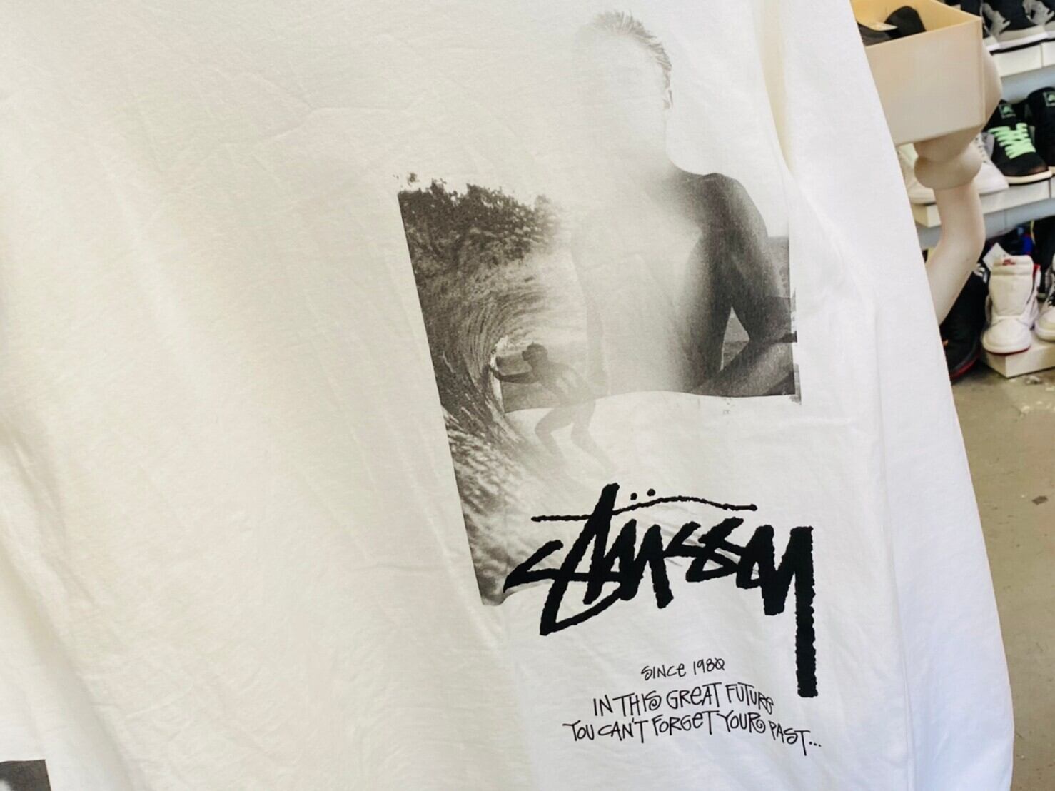 STUSSY × 1017 ALYX 9SM MATTHEW WILLIAMS LS TEE WHITE LARGE 