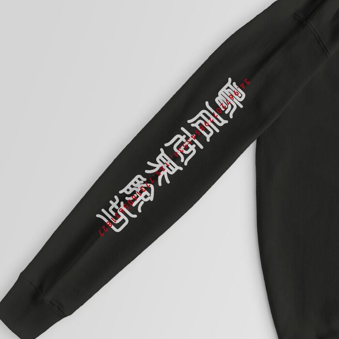 Dimension World Hoodie パーカー キリスト プリント 袖プリント