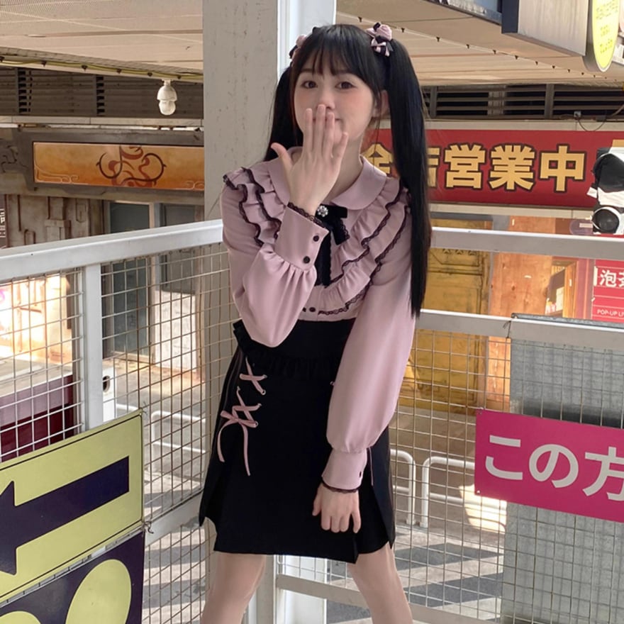 ゴスロリ ワンピース ロリータ 地雷系 量産型 メイド コスプレ S C