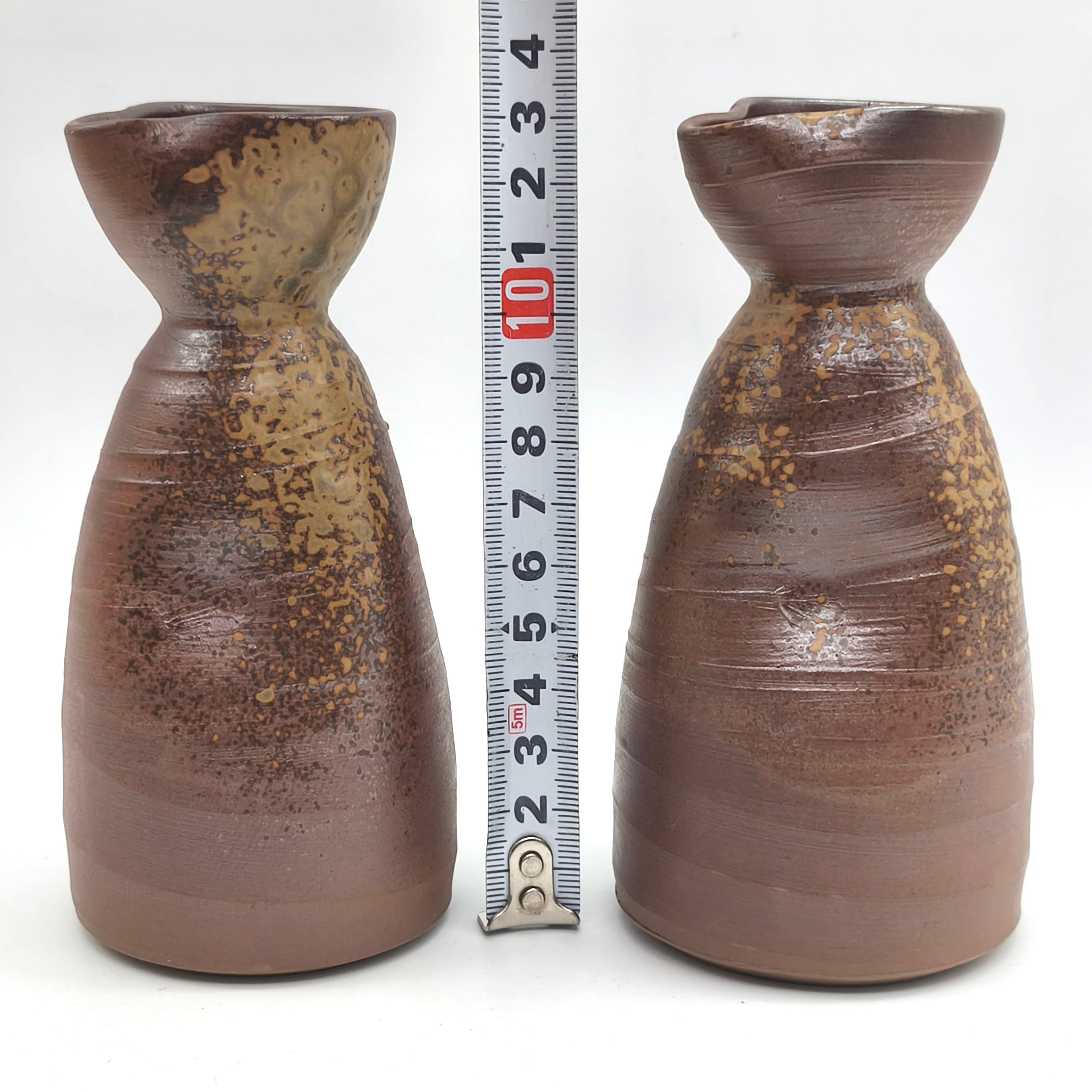 備前焼・木村陶峰・酒器揃・徳利・お猪口・No.260612-33・梱包サイズ80