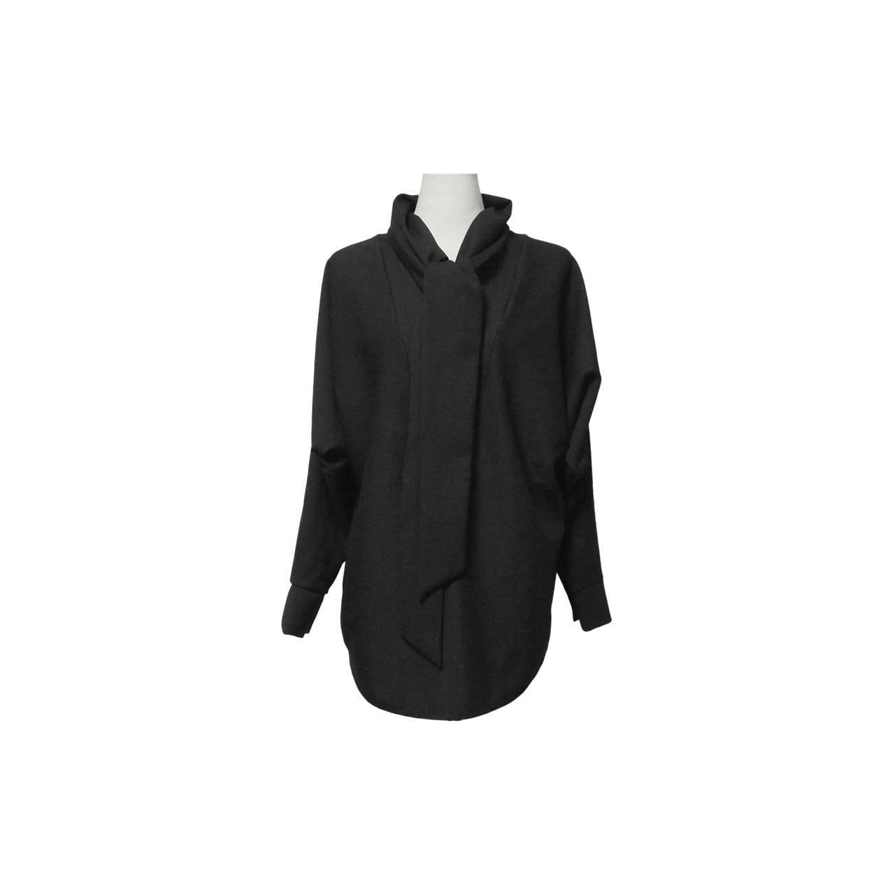 n-02 shirt top (black)
