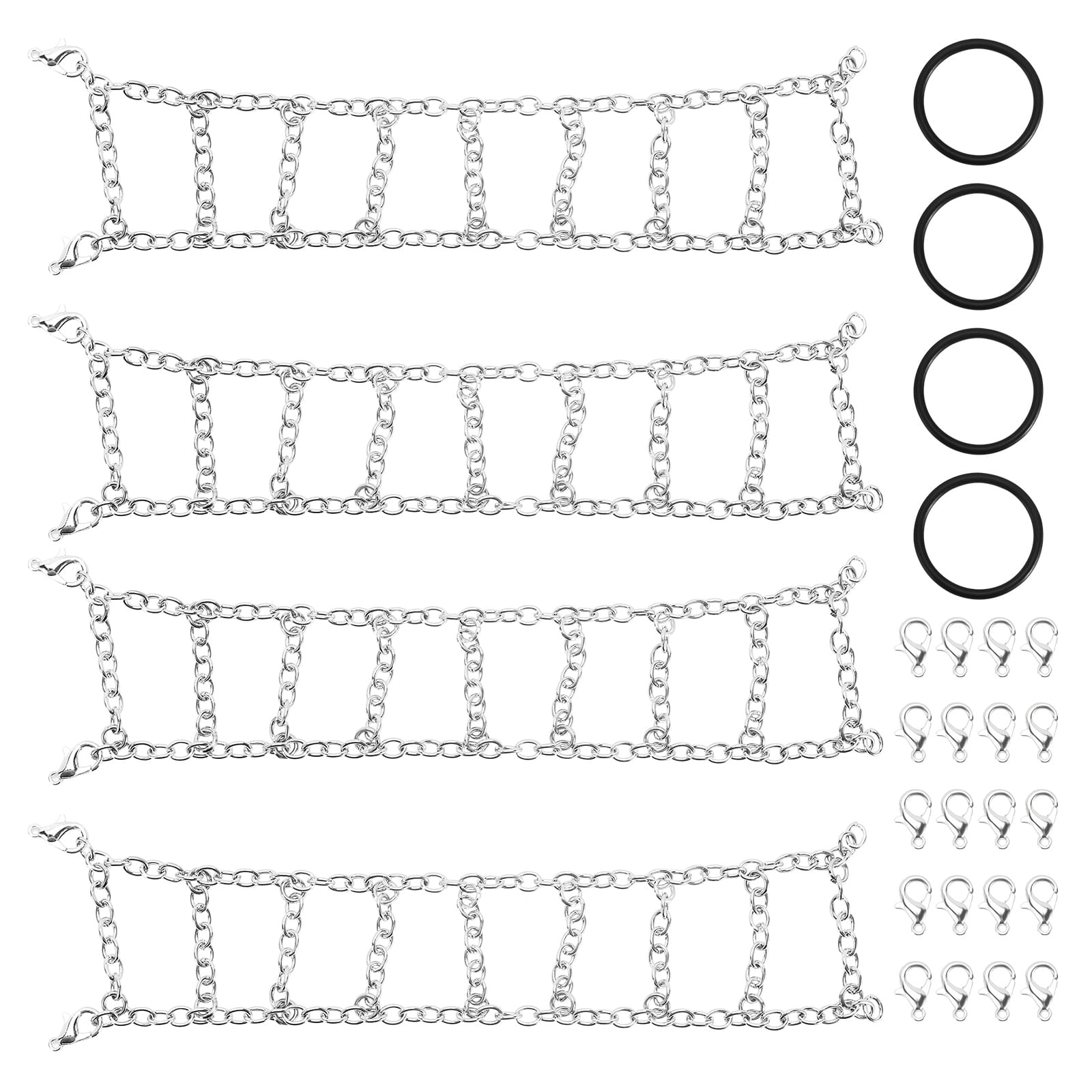 INJORA 55-65mm 1.0 タイヤ スノーチェーン 1/18 1/24 RC