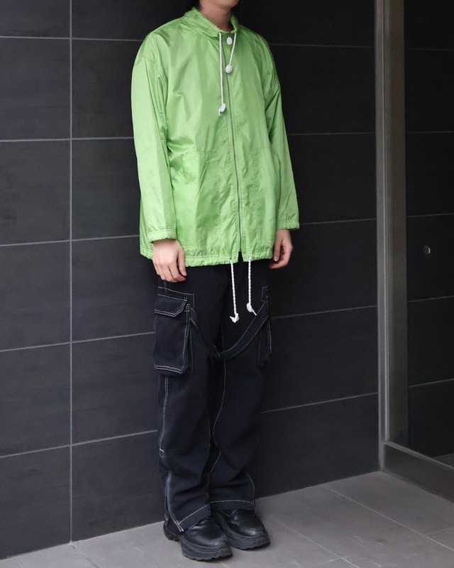 coloring zip up nylon jacket