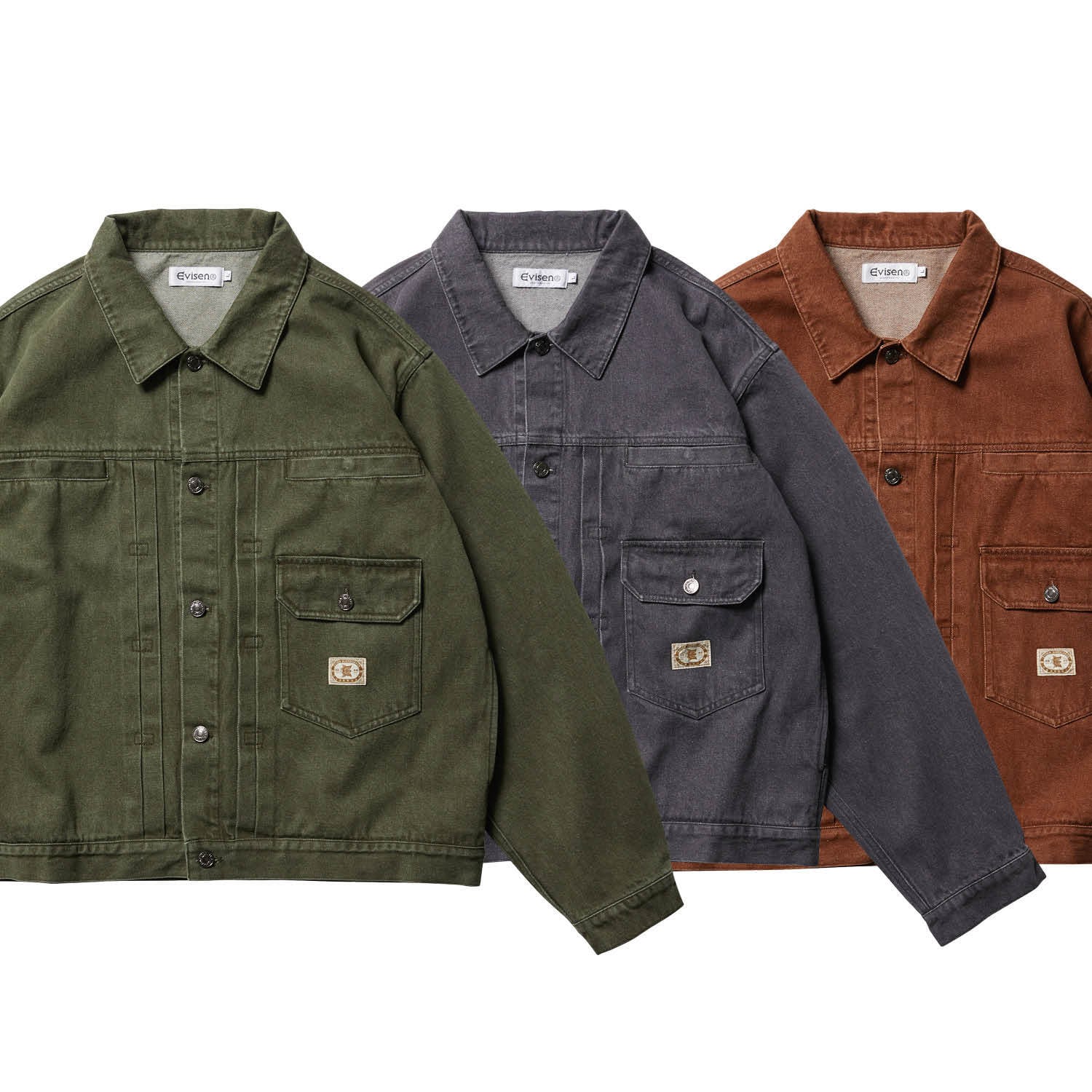 EVISEN / LINDA COLOR DENIM JKT