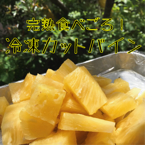 完熟食べごろ冷凍カットパイン (400g)