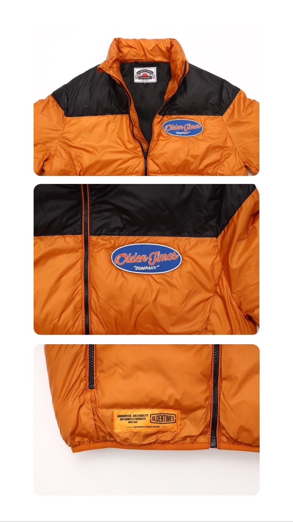 レザーダウンジャケット　サンタフェ オレンジ　50号 2色展開】DOWN JACKET | OLDENTIMES OKINAWA