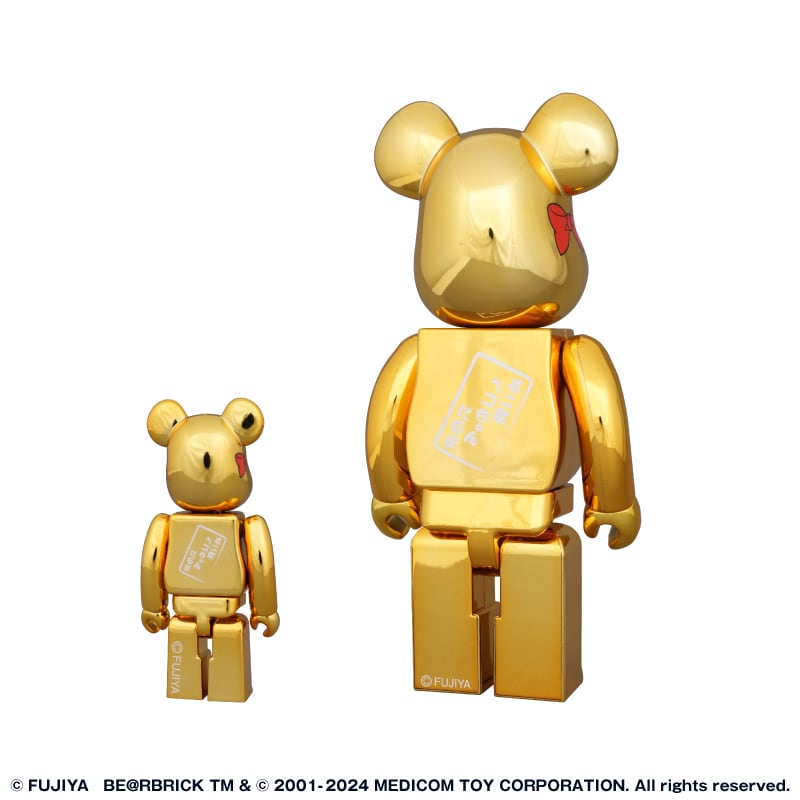 BE@RBRICK 達磨 ペコちゃん 金メッキ 100% & 400% | familytown 