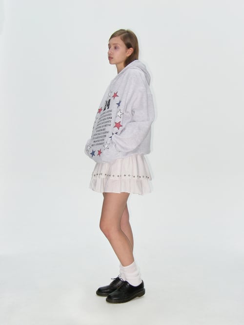 ☆ILLIT ミンジュ 着用！！【PLZPROJECT】STUD FRILL SKIRT, IVORY