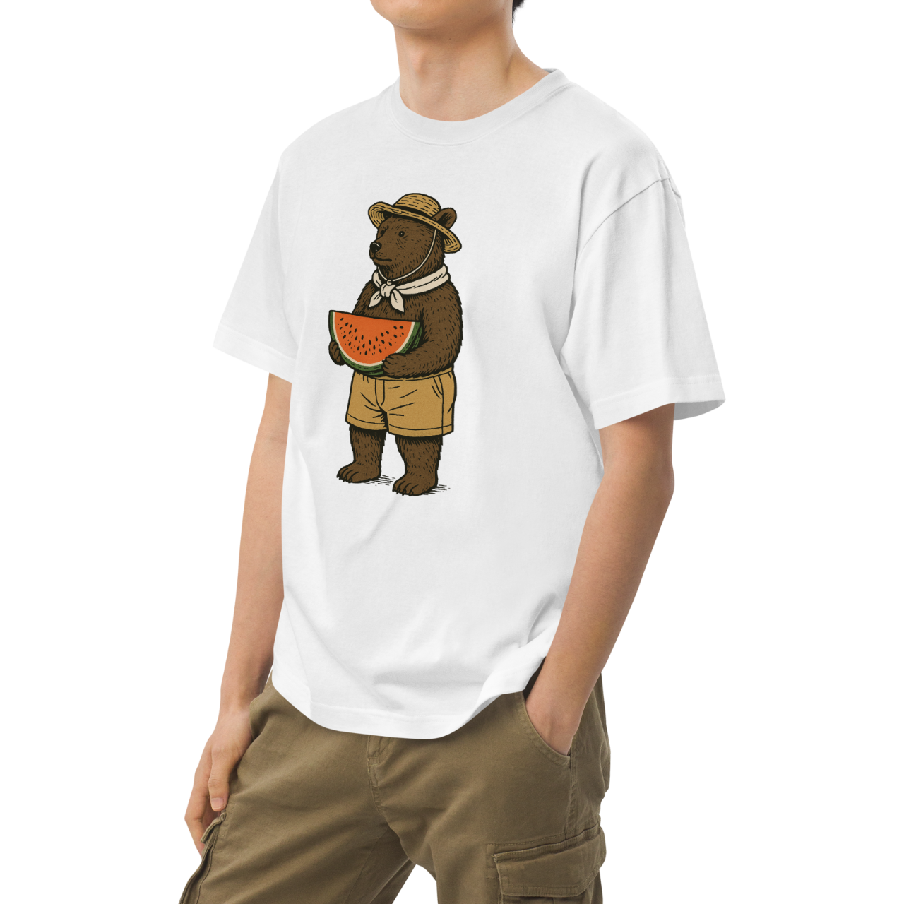 FOOD BEAR 半袖TシャツA0064