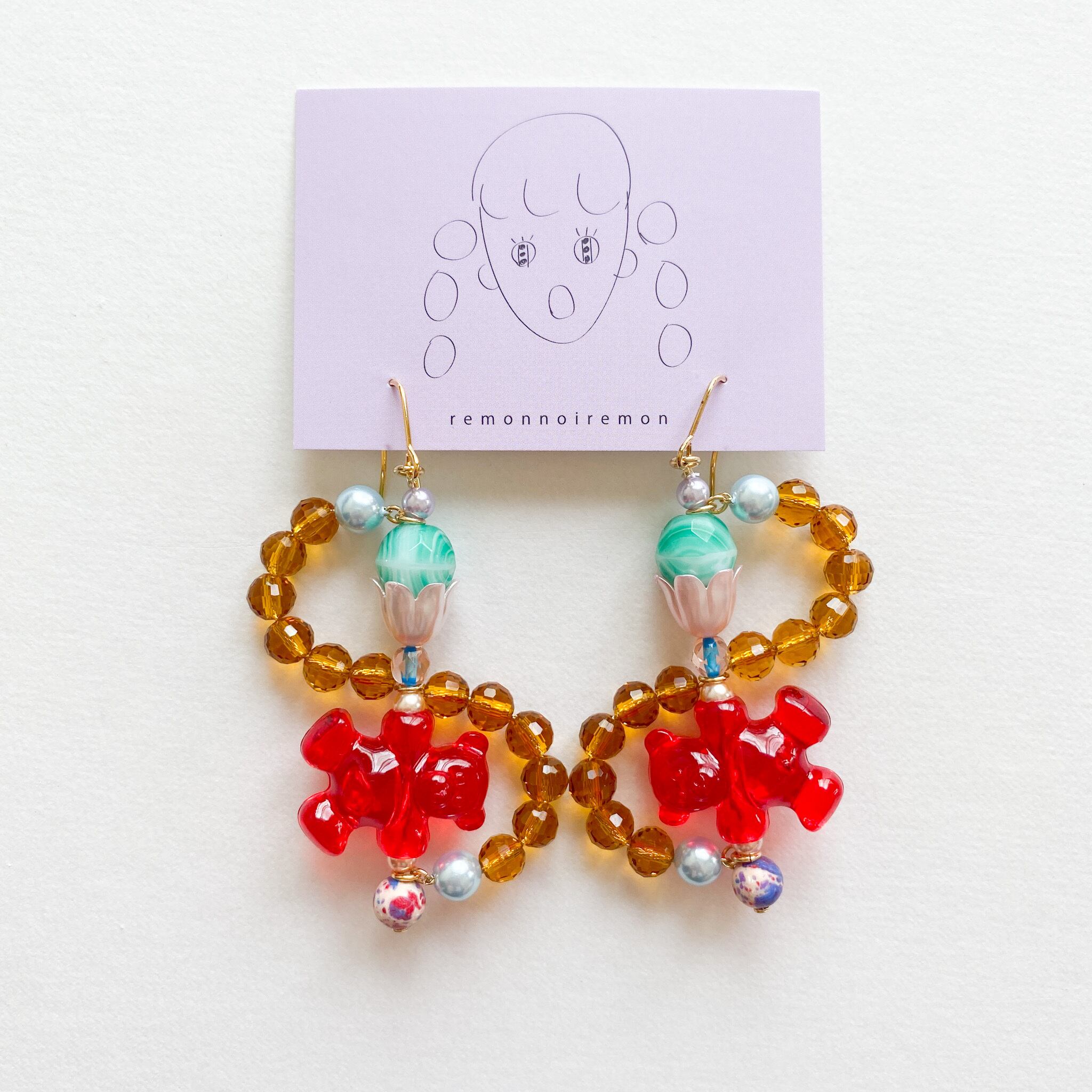 くねくねピアス/イヤリング