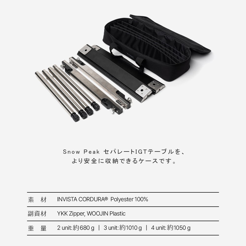 THE EARTH】(2 Unit) CORDURAセパレートIGTユニットケース CORDURA