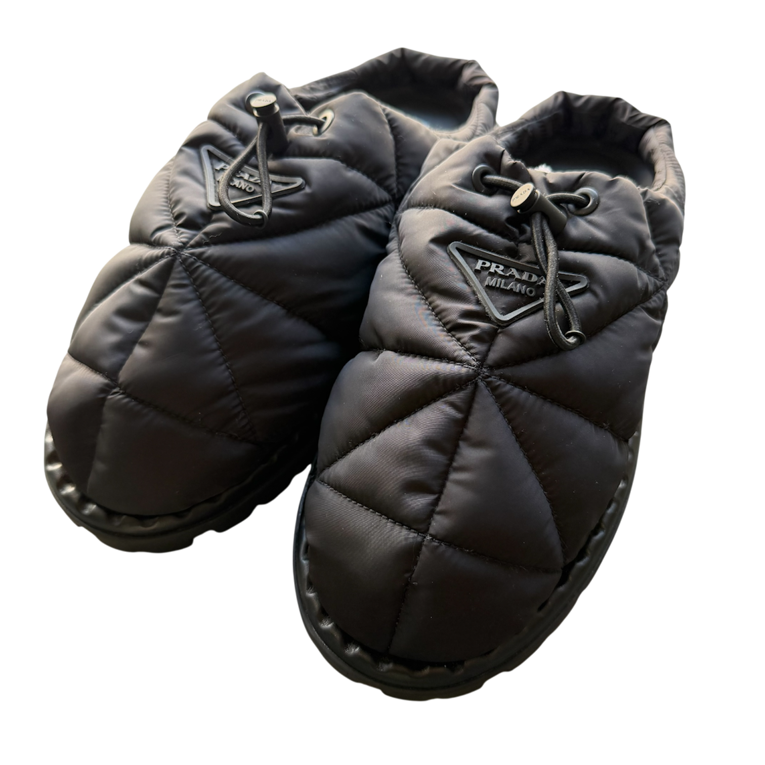 PRADA Quilted Re-nylon Slippers
