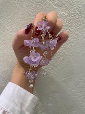 wisteria flower [earring]