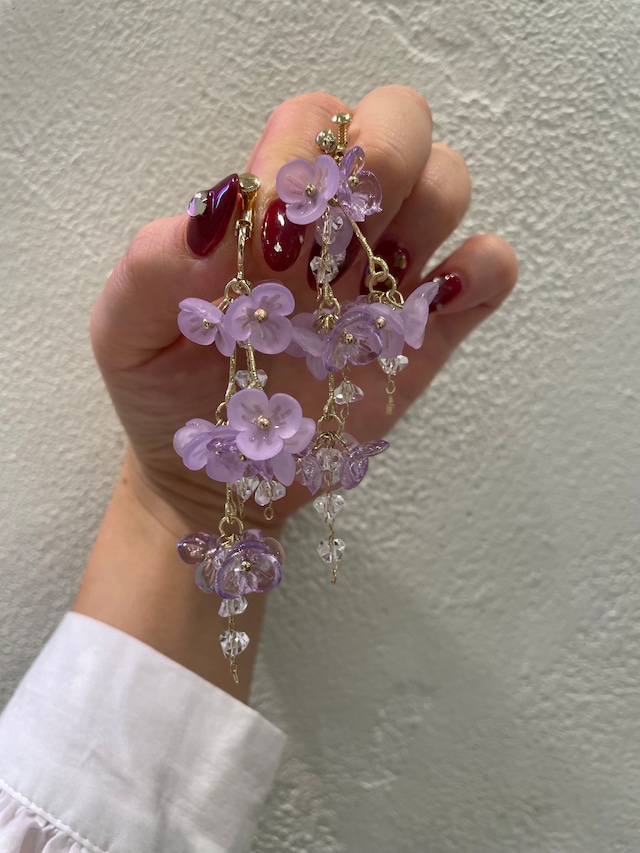 wisteria flower [earring]