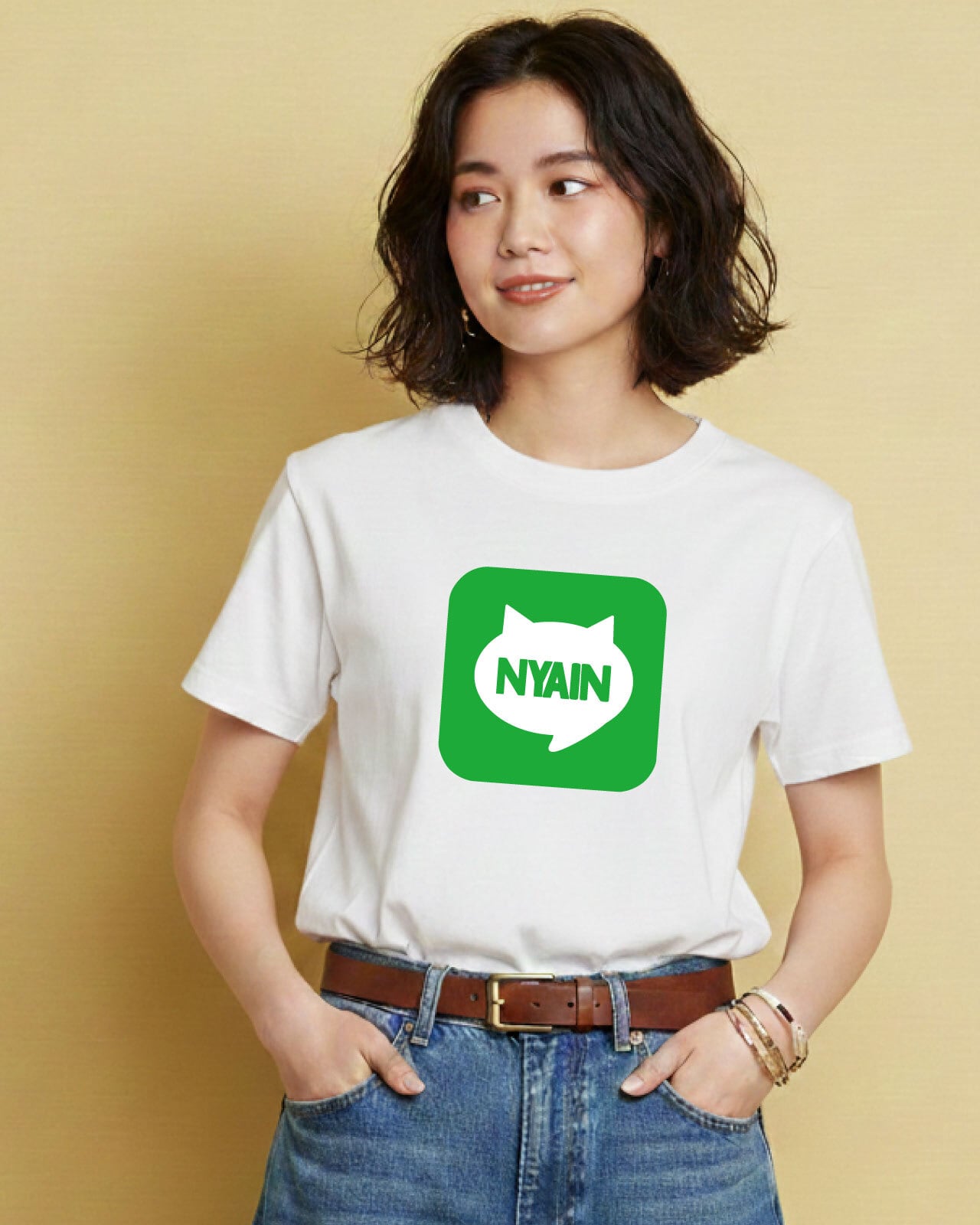 ニャイン】 ユニセックスTシャツ マジックマインド | マジックマインド