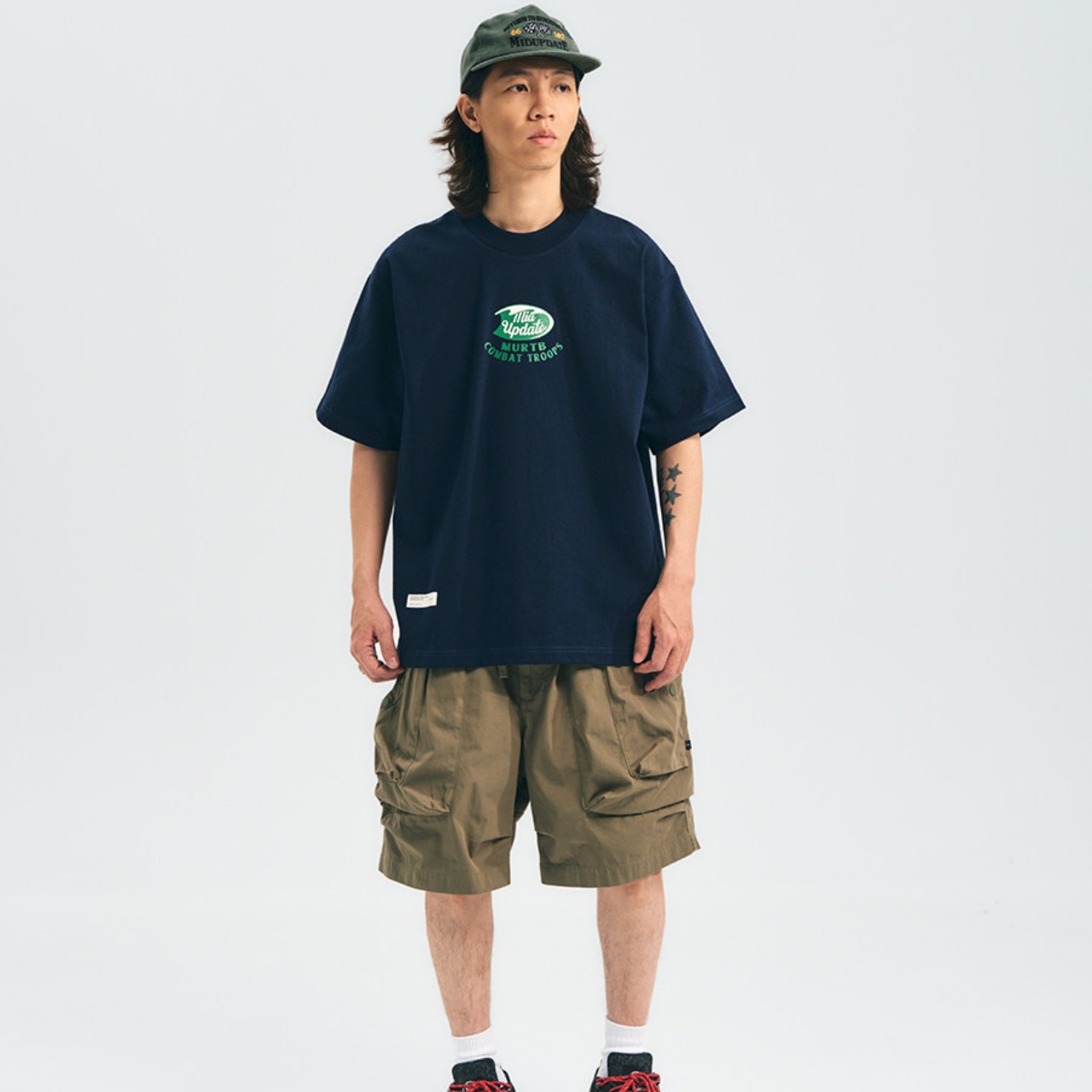 サークルロゴ・ヴィンテージスローガンTEE A2154 - 12