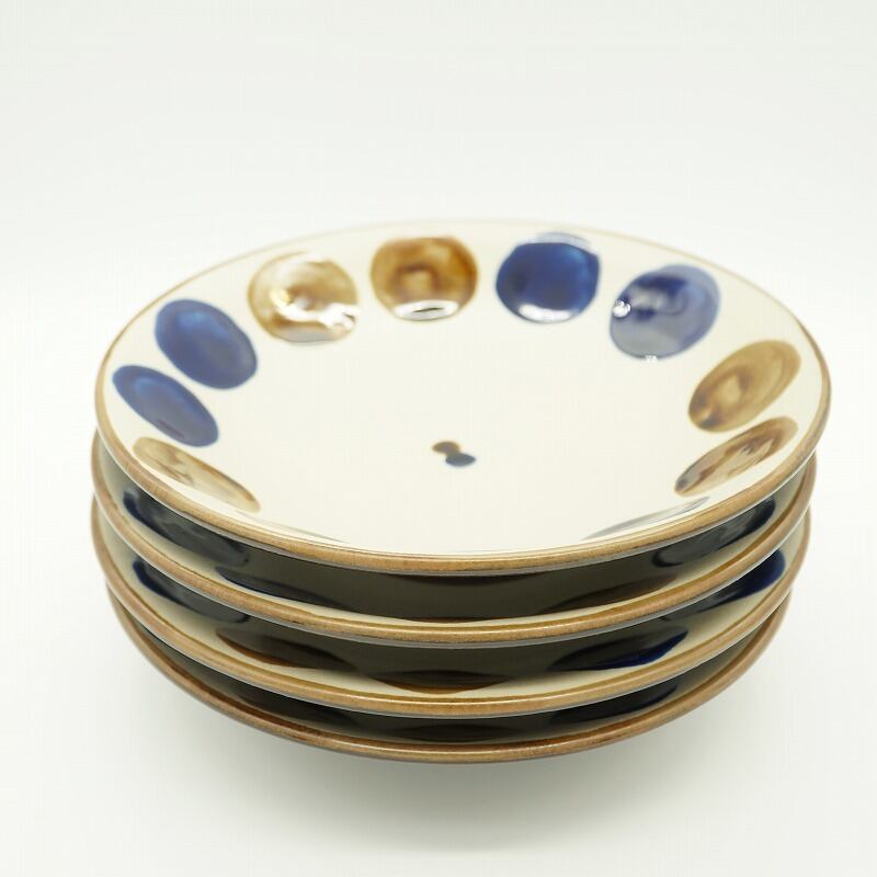 A様オーダー品 魚紋・海老紋 6寸皿セット【金城陶器秀陶房