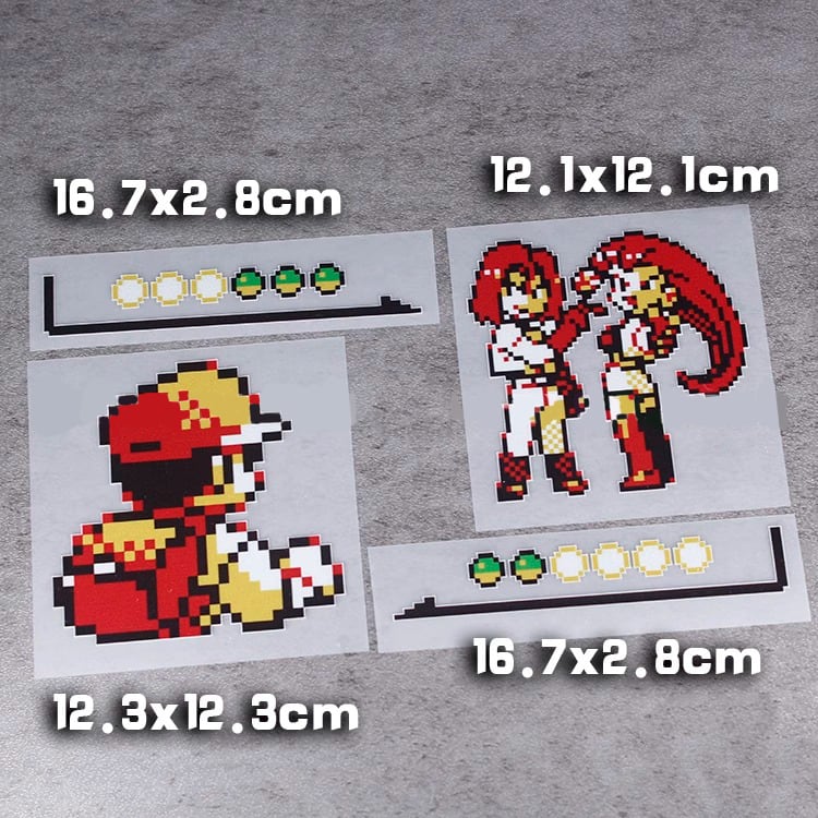 転写シール ポケモンバトル ロケット団 防水ステッカー シール | aboo