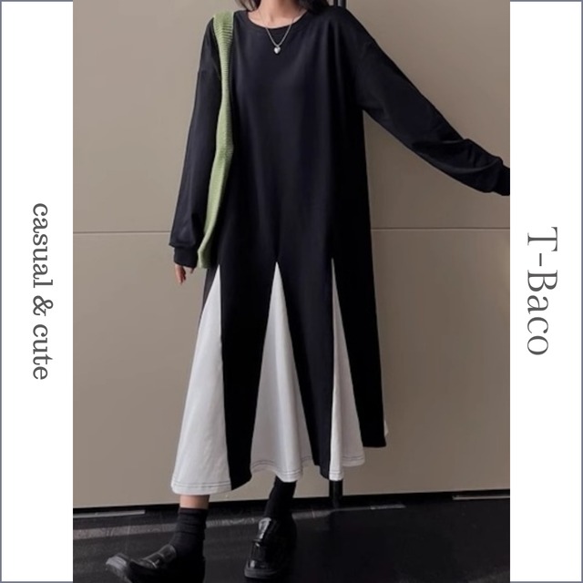 fishtail sweat dress　　　2-745