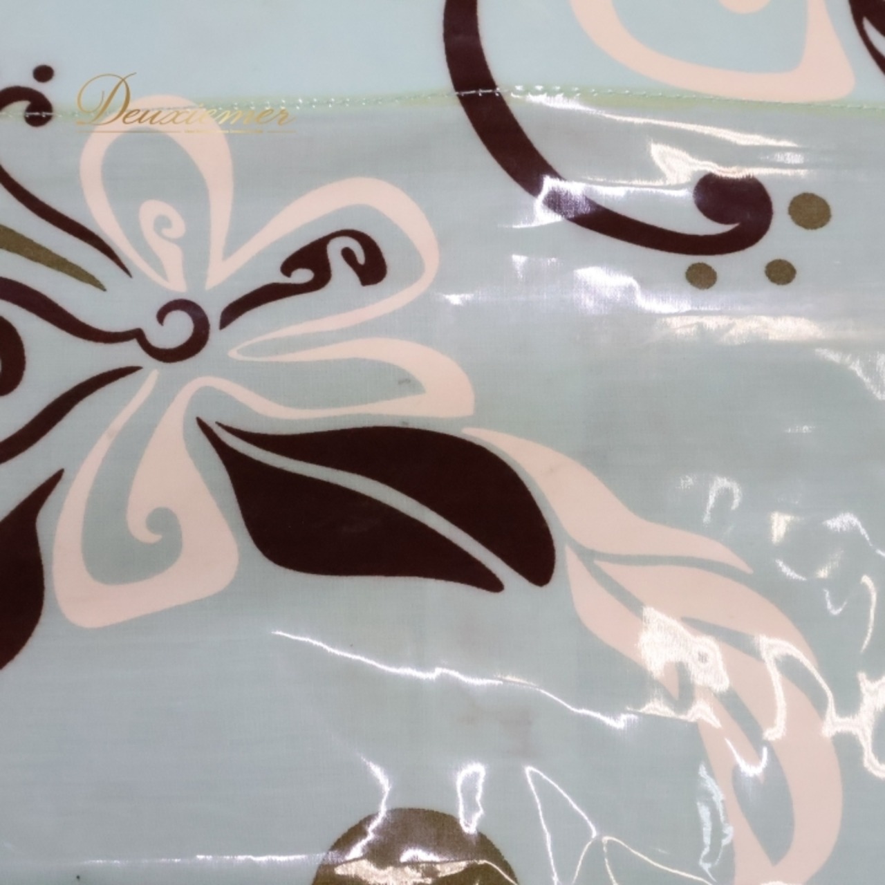 フラダンス 小物 ガーメントバッグ ブルー系 Aunty Hala Kahiki バッグ 花柄 プルメリア柄 カヒコ柄 ビニール素材 かわいい 華やか 明るい 水色 ベージュ 白 茶 ハワイアン アロハ ハワイアンプリント レッスン 大きめ 軽量 収納 便利