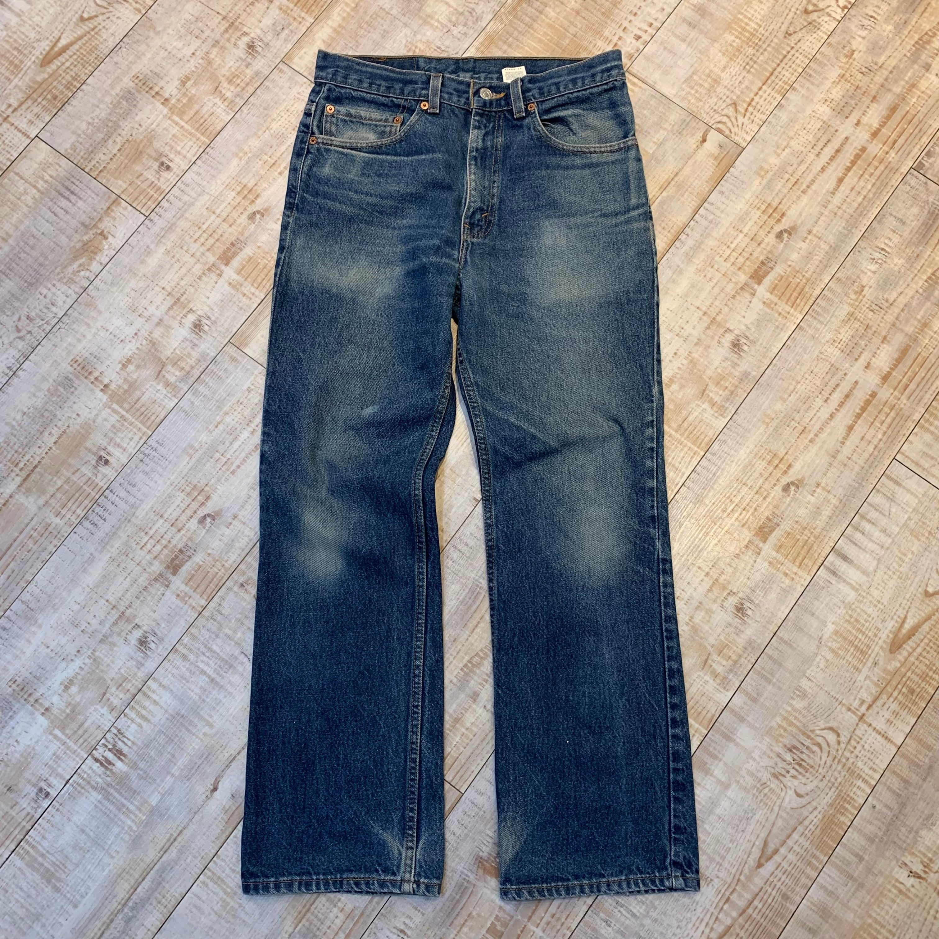 90s Vintage Levi´s 517 ブーツカット デニム 濃紺-